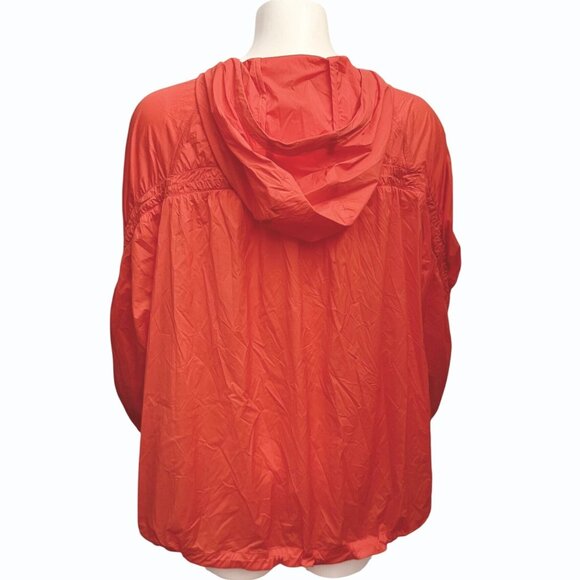 Athleta Expedition Hike Shell Jacket Womens Plus 2X Vermillion Orange Gorpcore - Picture 5 of 9